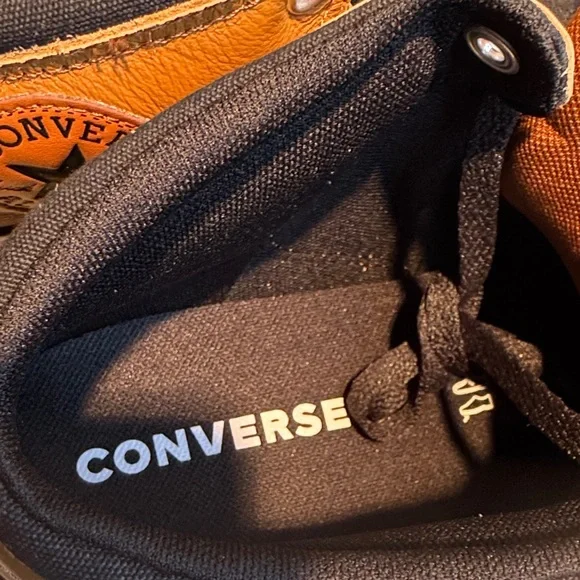 🆕 Converse All Star Black and Brown Sneakers - Picture 8 of 9